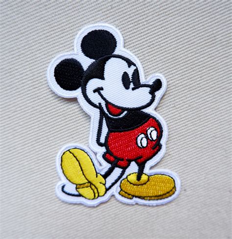 mickey applique|iron on mickey mouse patches.